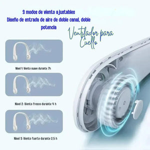 Ventilador de Cuello Portátil PRO