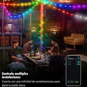 LUCES DE NAVIDAD RGB A PRUEBA DE AGUA